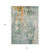 10' X 14' Blue Copper And Gray Abstract Washable Indoor Outdoor Area Rug