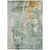 10' X 14' Blue Copper And Gray Abstract Washable Indoor Outdoor Area Rug