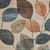 8' X 10' Beige Copper And Denim Blue Floral Washable Indoor Outdoor Area Rug