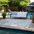 10' X 14' Silver Abstract Washable Non Skid Indoor Outdoor Area Rug