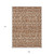 9' X 12' Terra Cotta And Beige Southwestern Washable Indoor Outdoor Area Rug - Terra Cotta, Beige