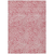 8' X 10' Blush And Ivory Abstract Washable Indoor Outdoor Area Rug