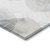 8' X 10' Ivory Blue And Gray Abstract Washable Indoor Outdoor Area Rug