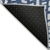 8' X 10' Navy Blue And Ivory Abstract Washable Indoor Outdoor Area Rug