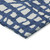 8' X 10' Navy Blue And Ivory Abstract Washable Indoor Outdoor Area Rug - Navy Blue, Ivory