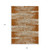9' X 12' Brown Gray And Ivory Striped Washable Indoor Outdoor Area Rug