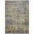 8' X 10' Pewter And Wheat Abstract Washable Indoor Outdoor Area Rug