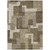 10' X 14' Brown And Beige Abstract Washable Indoor Outdoor Area Rug