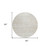 8' Ivory Beige And Tan Round Abstract Washable Indoor Outdoor Area Rug - Ivory, Beige, Tan