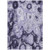 9' X 12' Purple And Lavender Abstract Washable Indoor Outdoor Area Rug