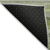 10' X 14' Fern Green Striped Washable Non Skid Indoor Outdoor Area Rug