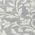 8' Gray And Ivory Round Floral Washable Indoor Outdoor Area Rug