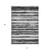 10' X 14' Charcoal And Gray Striped Washable Indoor Outdoor Area Rug - Charcoal, Gray