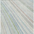 10' X 14' Ivory Blue And Green Striped Washable Indoor Outdoor Area Rug