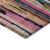 10' X 14' Pink Black And Green Striped Washable Indoor Outdoor Area Rug