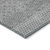 8' X 10' Gray And Silver Chevron Washable Indoor Outdoor Area Rug