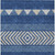 8' X 10' Navy Blue Ivory And Beige Southwestern Washable Indoor Outdoor Area Rug
