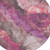 8' Blush And Purple Round Floral Washable Indoor Outdoor Area Rug