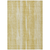9' X 12' Gold Wheat And Ivory Botanical Leaves Washable Indoor Outdoor Area Rug