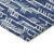 8' X 10' Navy Blue And Ivory Tribal Washable Indoor Outdoor Area Rug