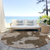 8' Brown And Beige Round Abstract Washable Indoor Outdoor Area Rug
