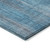 8' X 10' Blue Striped Washable Non Skid Indoor Outdoor Area Rug Transitional Style - Blue Color