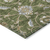 8' X 10' Olive Green Brown And Ivory Moroccan Washable Indoor Outdoor Area Rug