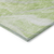 10' X 14' Green And Ivory Abstract Washable Indoor Outdoor Area Rug