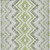 8' X 10' Green Ivory And Gray Geometric Washable Indoor Outdoor Area Rug