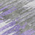 8' Purple Ivory And Charcoal Round Abstract Washable Indoor Outdoor Area Rug