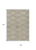 9' X 12' Taupe Fern Green And Ivory Geometric Washable Indoor Outdoor Area Rug