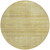 8' Gold Wheat And Beige Round Striped Washable Indoor Outdoor Area Rug
