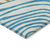 8' X 10' White Orange And Teal Blue Abstract Washable Indoor Outdoor Area Rug