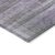 10' X 14' Purple Lavender And Gray Striped Washable Indoor Outdoor Area Rug