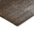 9' X 12' Brown And Ivory Abstract Washable Indoor Outdoor Area Rug