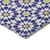 8' Navy Blue And Ivory Round Floral Medallion Washable Indoor Outdoor Area Rug