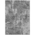 10' X 14' Gray And Charcoal Geometric Washable Indoor Outdoor Area Rug