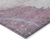 8' X 10' Mauve And Pink Abstract Washable Indoor Outdoor Area Rug