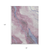8' X 10' Mauve And Pink Abstract Washable Indoor Outdoor Area Rug