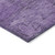 9' X 12' Purple Eggplant And Gray Patchwork Washable Indoor Outdoor Area Rug