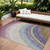 10' X 14' Beige Purple And Ivory Abstract Washable Indoor Outdoor Area Rug