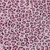 8' Pink Round Animal Print Washable Indoor Outdoor Area Rug