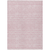 9' X 12' Pink And Ivory Geometric Washable Indoor Outdoor Area Rug