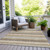 10' X 14' Beige And Ivory Striped Washable Indoor Outdoor Area Rug - Beige, Ivory