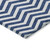 8' X 10' Navy Blue And Ivory Chevron Washable Indoor Outdoor Area Rug