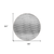 8' Gray And Charcoal Round Abstract Washable Indoor Outdoor Area Rug