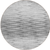 8' Gray And Charcoal Round Abstract Washable Indoor Outdoor Area Rug