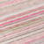 8' Pink Blush And Burgundy Round Striped Washable Indoor Outdoor Area Rug