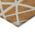 8' X 10' Copper And Beige Geometric Washable Indoor Outdoor Area Rug Transitional Style - Copper, Beige Color