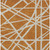 8' X 10' Copper And Beige Geometric Washable Indoor Outdoor Area Rug Transitional Style - Copper, Beige Color